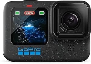 GoPro HERO12 Black - Waterproof Action Camera with 5.3K60 Ultra HD Video, 27MP Photos, HDR, 1/1.9" https://amzn.to/46QSAGp