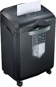 Bonsaii Paper Shredder, 18-Sheet 60-Minutes Shredder for Office Heavy Duty Cross-Cut Shredder with 6 Gallon Pullout Basket 4